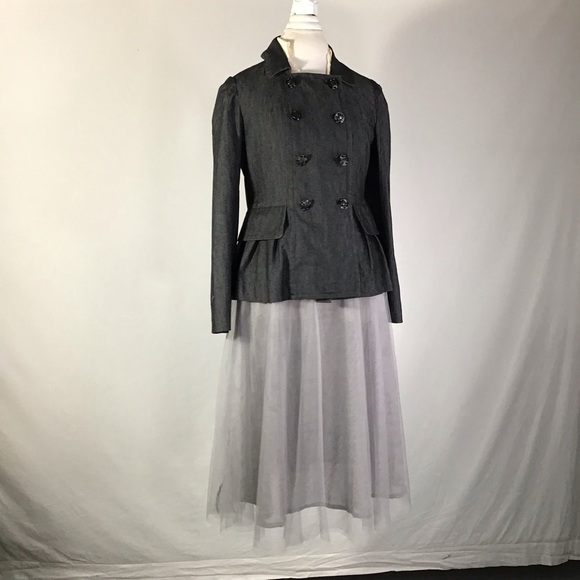 Sandro jean Jacket double breasted peplum - Picture 3 of 13